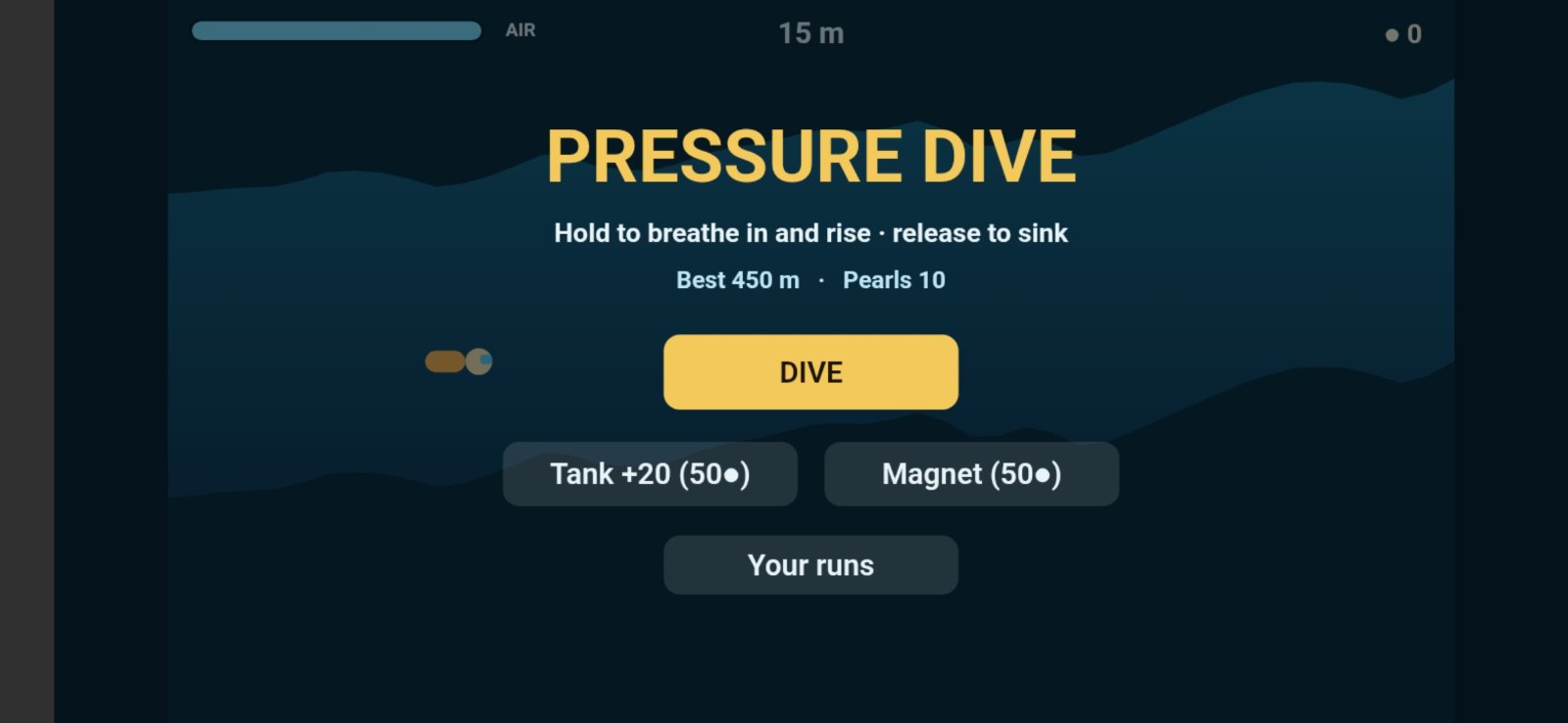 Pressure Dive gameplay screenshot 1